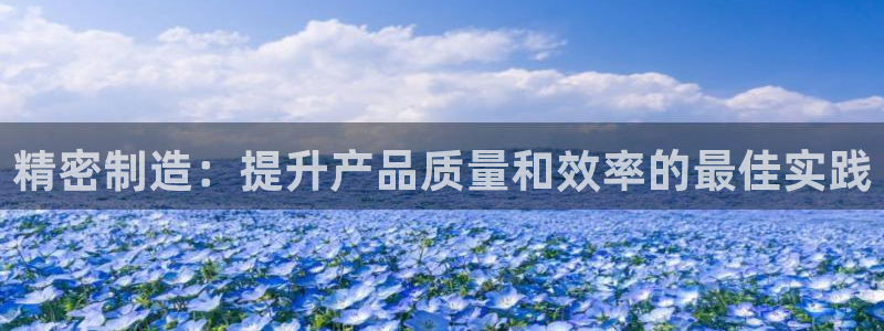 彩神购彩-购彩大厅入口：精密制造：提升产品质量和效率的最佳实践