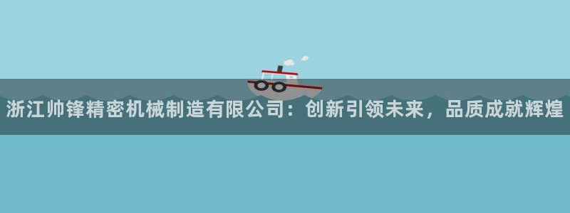 彩神v8有多久了?靠谱吗：浙江帅锋精密机械制造有限公司：创新引领未来，品质成就辉煌