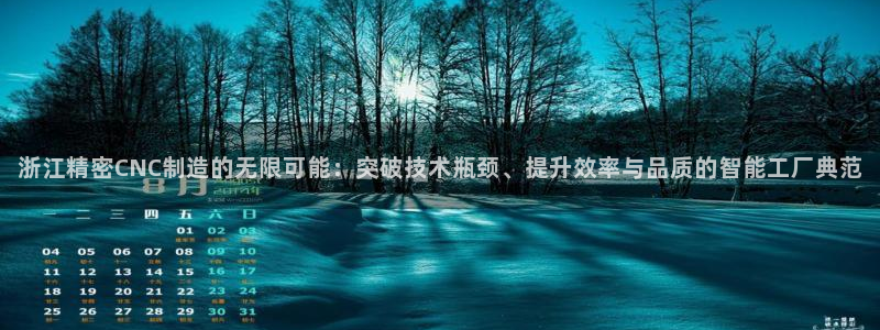 彩神ix官网是哪个公司的：浙江精密CNC制造的无限可能：突破技术瓶颈、提升效率与品质的智能工厂典范