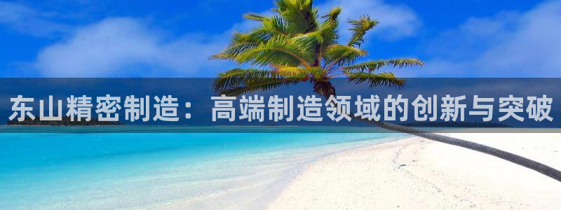 彩神vll趣投彩：东山精密制造：高端制造领域的创新与突破