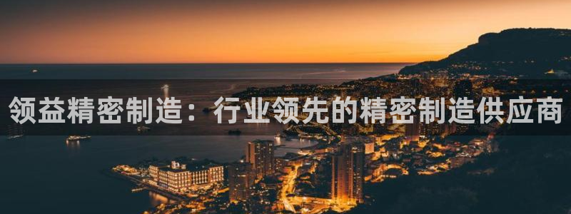 彩神app能挣到钱吗：领益精密制造：行业领先的精密制造供应商